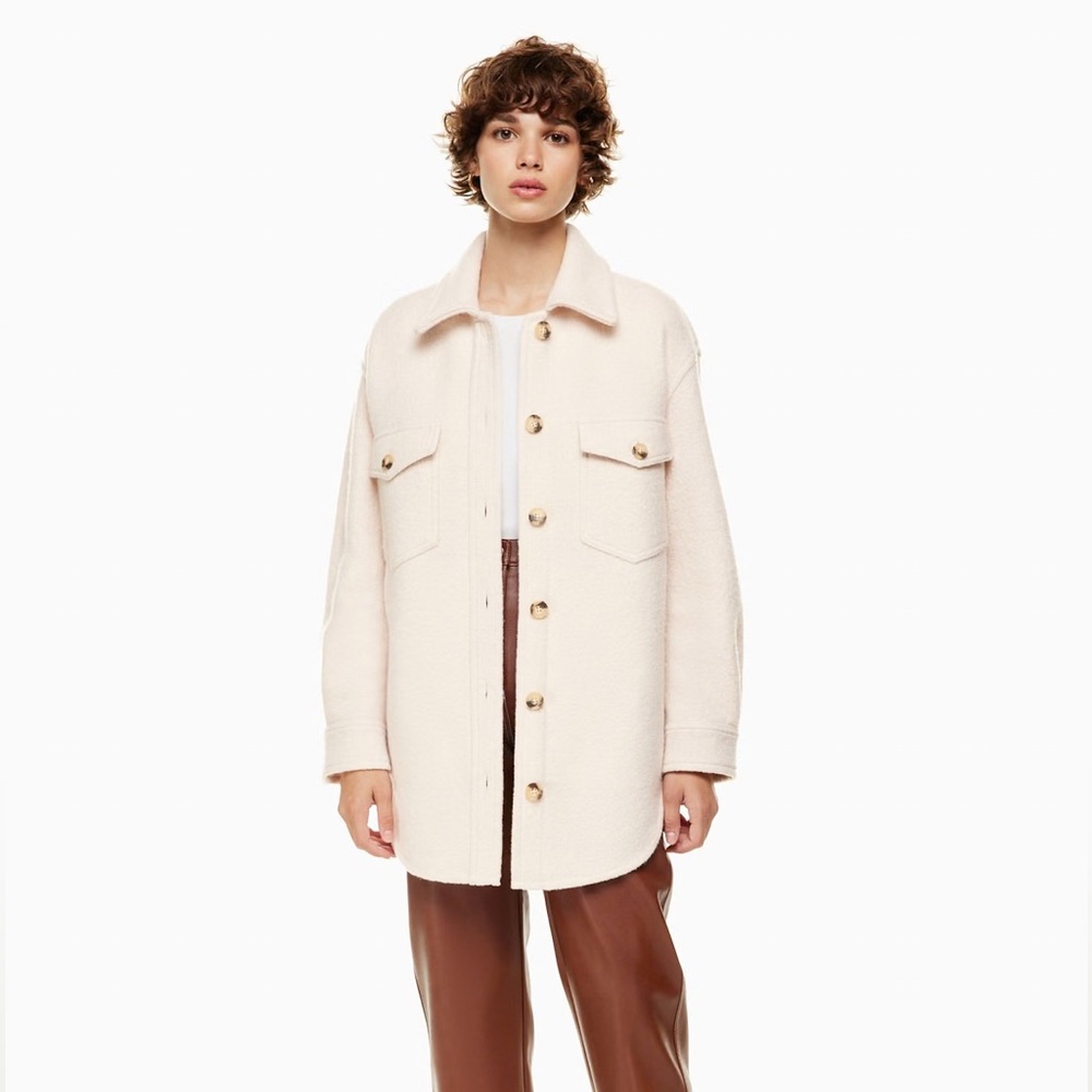 NWOT Aritzia Ganna Shirt Jacket Wool